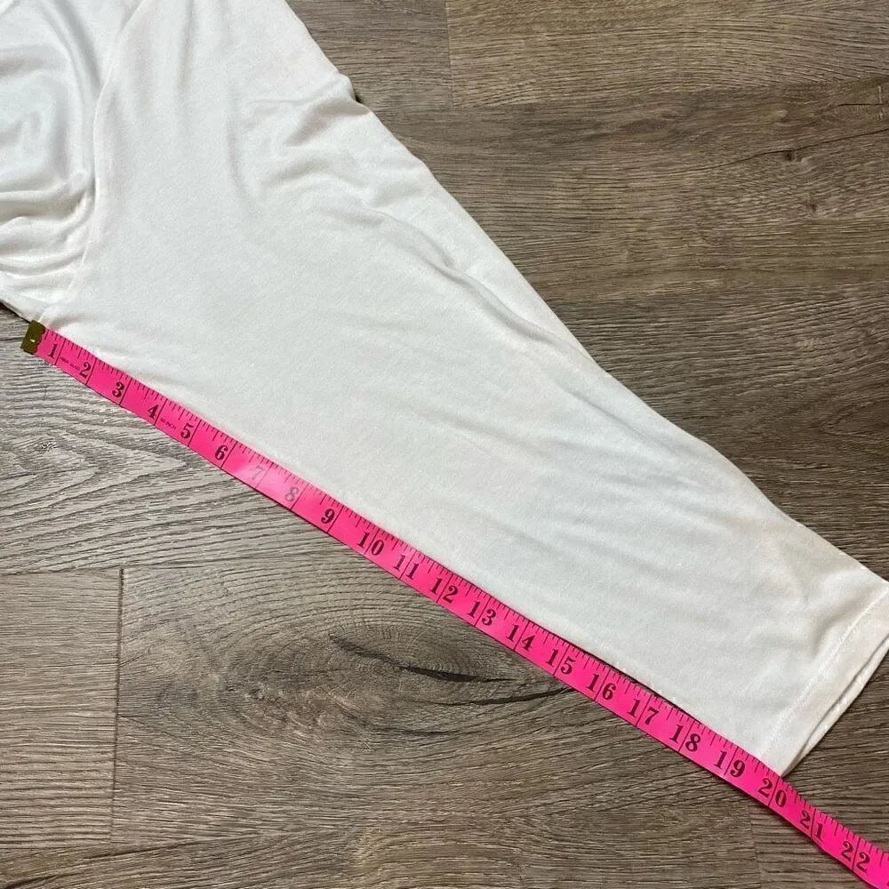 Torrid White Long Sleeve Tshirt Basic Top Tunic Size 4X Stretch Pristine Cond. - Picture 9 of 9